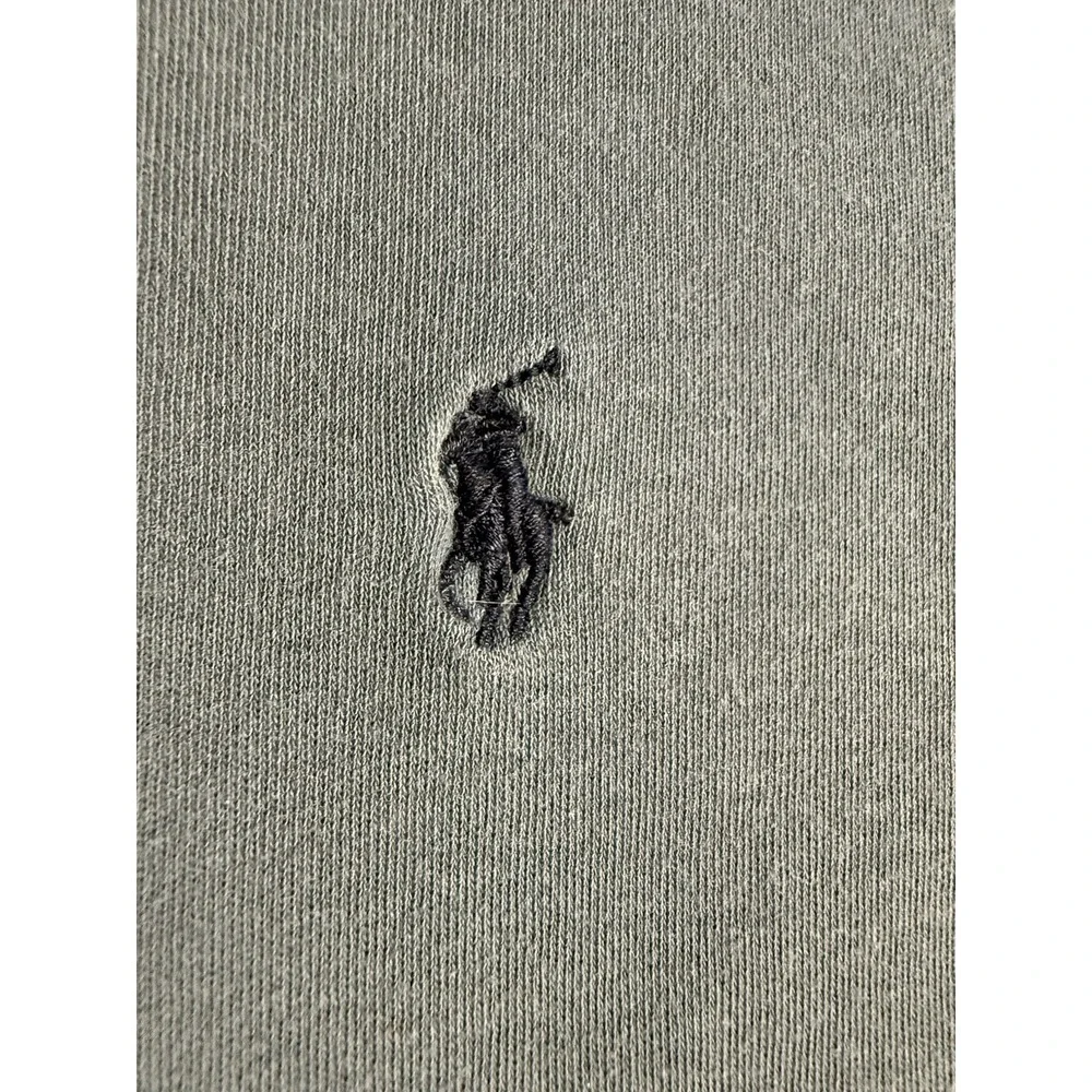 Vintage Polo by Ralph Lauren Polo Shirt‎ Men's XL Gray Short Sleeve Black Pony